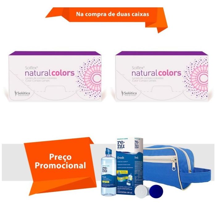 Combo Solflex Natural Colors Com Grau com Kit Renu Fresh 
