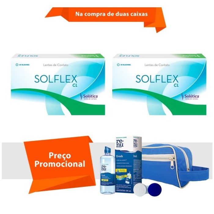 Combo Solflex CL Com Kit Renu Fresh