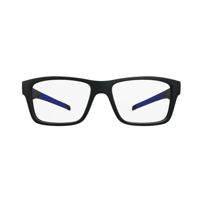 Óculos de Grau HB Polytech Teen 93143-0003-49 Retangular e Acetato M BLACK D BLUE DEMO