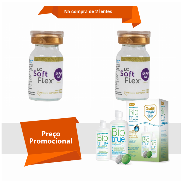 Combo SoftFlex 55 FW UV Com Biotrue