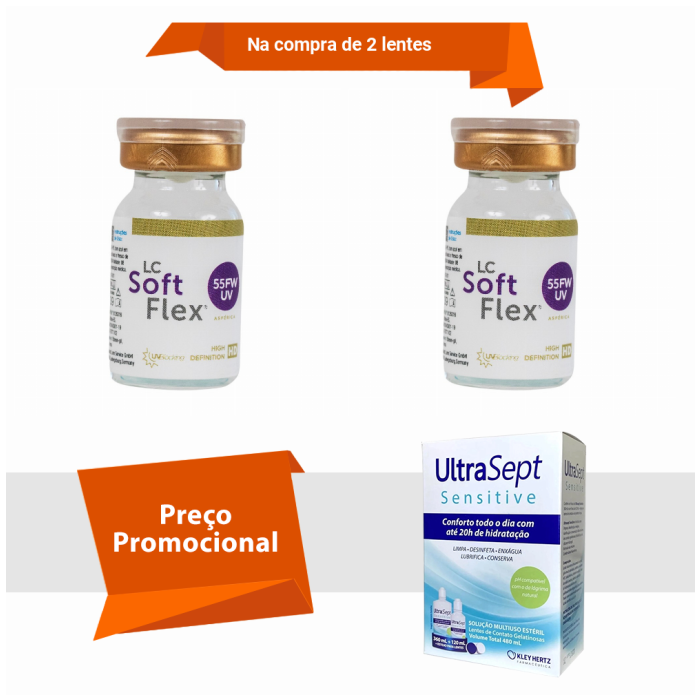 Combo SoftFlex 55 FW UV Com UltraSept Sensitive