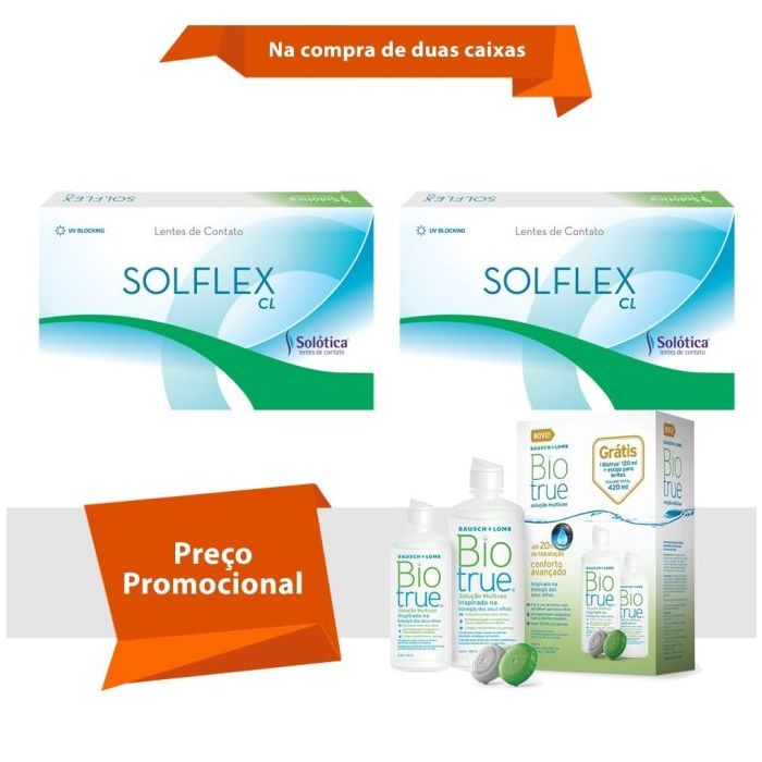 Combo Solflex CL com Biotrue