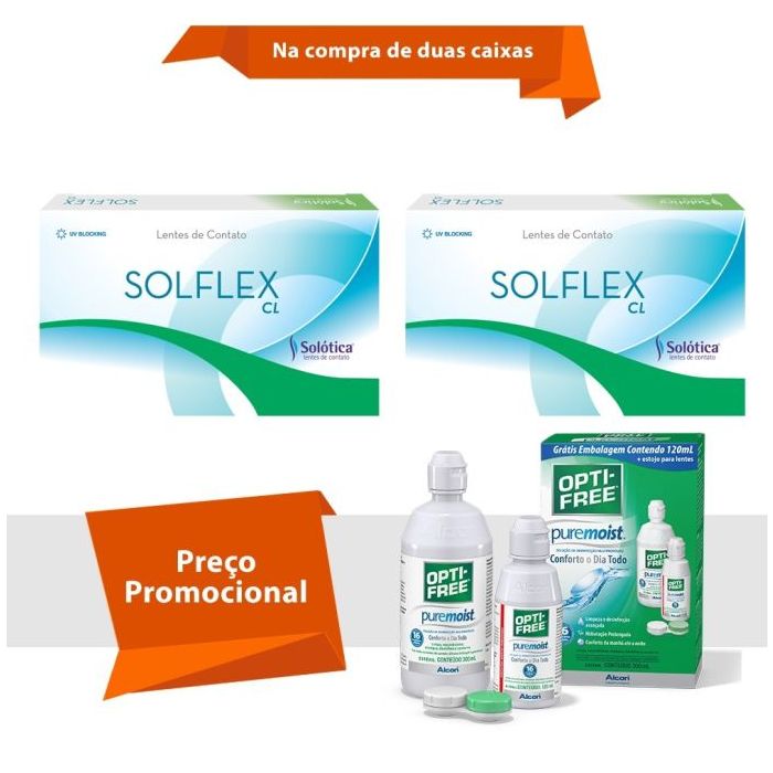 Combo Solflex CL Com Opti Free
