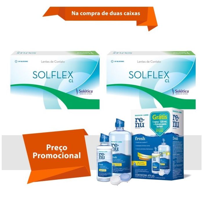 Combo Solflex CL Com Renu Fresh