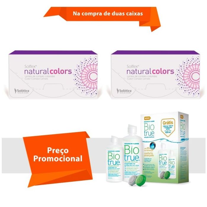 Combo Solflex Natural Colors com Grau com Biotrue