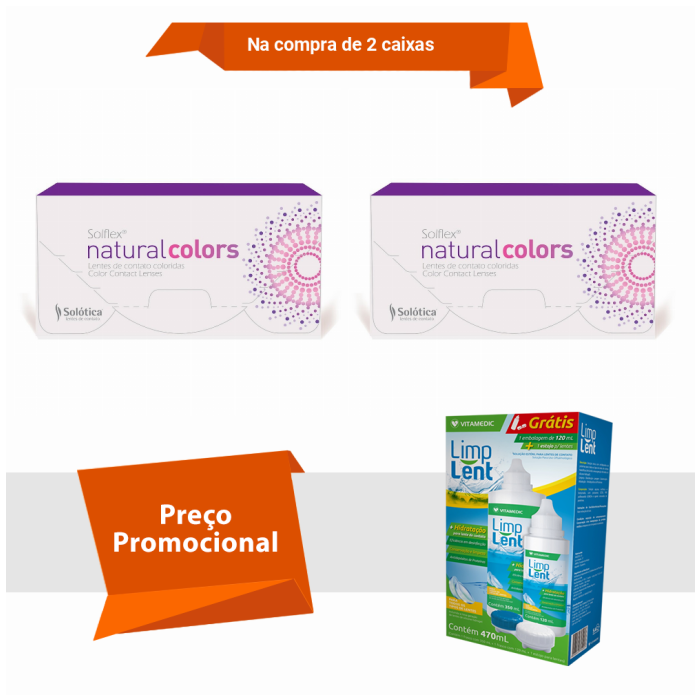 Combo Solflex Natural Colors Sem Grau Com Limp Lent