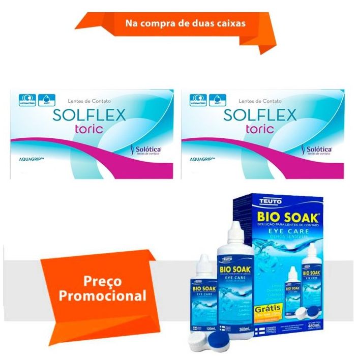 Combo Solflex Toric com Bio Soak