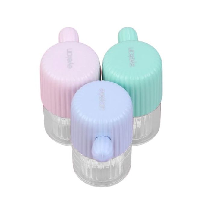 Limpador de lentes de contato gelatinosa portátil