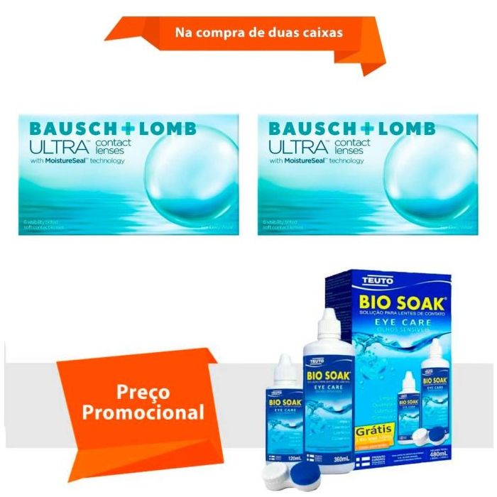 Combo Lente Ultra com Bio Soak