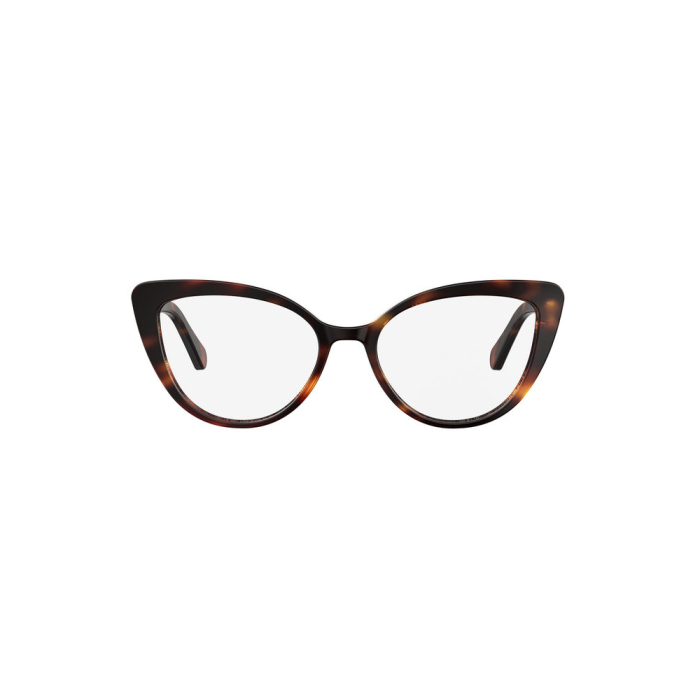 Óculos de Grau Love Moschino MOL 500 86 54 e Acetato Tartaruga escuro