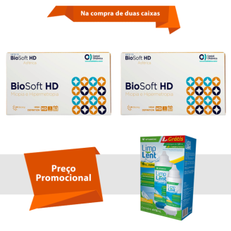 Combo BioSoft HD Asférica Com Limp Lent
