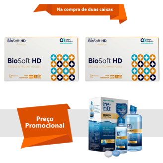 Combo BioSoft HD Asférica Com Renu Advanced