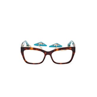 Óculos de Grau Guess GU 2960 56 54 e Acetato Demi / Hastes Verdes com detalhes