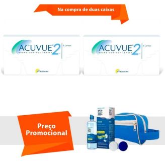 Combo Acuvue 2 com Kit Renu Fresh