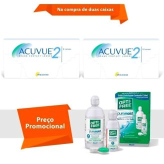 Combo Acuvue 2 com Opti Free