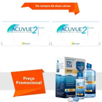 Combo Acuvue 2 com Renu Advanced
