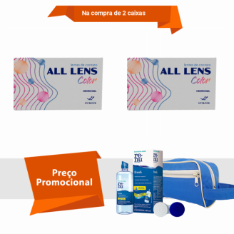 Combo All Lens Color - Anual Com Kit Renu Fresh