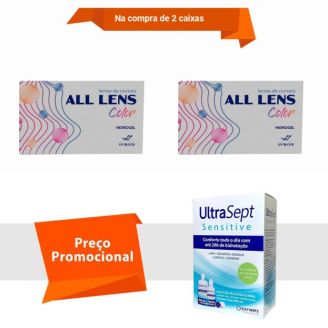 Combo All Lens Color - Anual Com UltraSept Sensitive