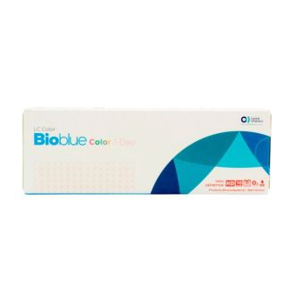 BioBlue Color 1-Day sem grau Azul