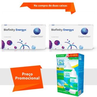 Combo Biofinity Energys com Limp Lent