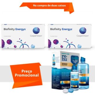 Combo Biofinity Energys com Renu Advanced
