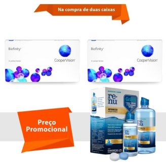 Combo Biofinity com Renu Advanced