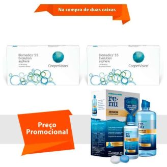 Combo Biomedics 55 Evolution com Renu Advanced