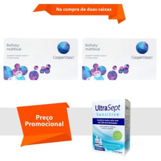 Combo Biofinity Multifocal com UltraSept Sensitive
