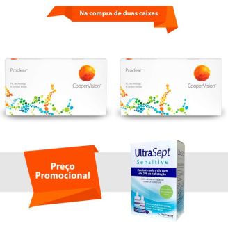 Combo Proclear com UltraSept Sensitive