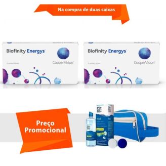 Combo Biofinity Energys com Kit Renu Fresh