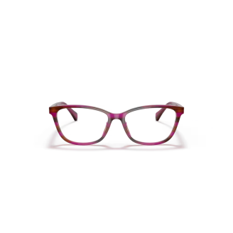 Óculos de Grau Ralph RA 7133 5984 53 e Acetato Roxo marrom listrado