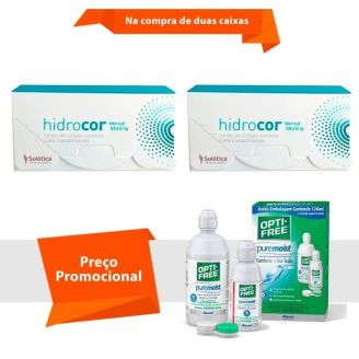 Combo Hidrocor Mensal Sem Grau com Opti Free