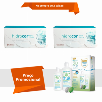 Combo Hidrocor Mensal Com Grau com BioTrue