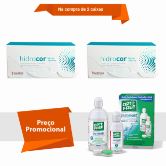 Combo Hidrocor Mensal Com Grau Com Opti Free
