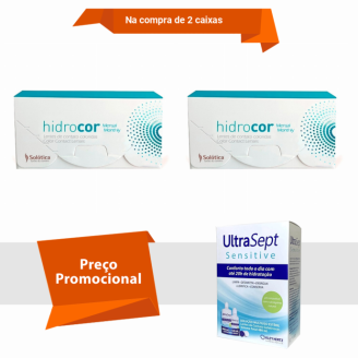 Combo Hidrocor Mensal Com Grau Com UltraSept Sensitive