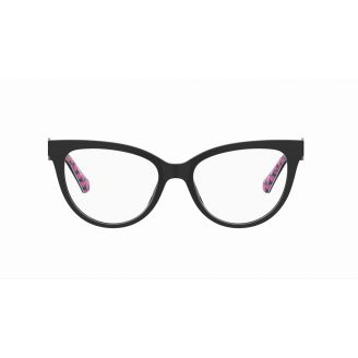 Óculos de Grau Love Moschino MOL 609 807 52 e Acetato Preto
