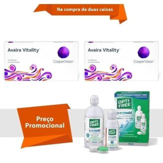 Combo Avaira Vitality com Opti Free