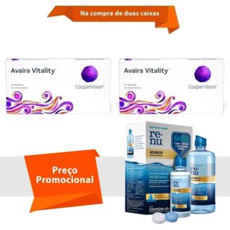 Combo Avaira Vitality com Renu Advanced