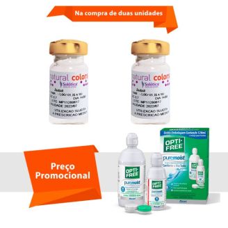 Combo Natural Colors Tórica para Astigmatismo Com Opti Free