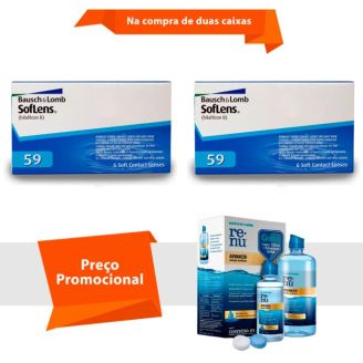 Combo Soflens 59 com Renu Advanced