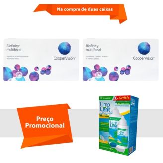 Combo Biofinity Multifocal com Limp Lent