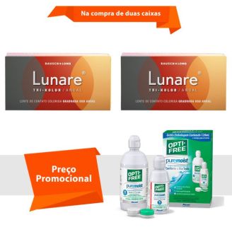 Combo Lunare Tri-Kolor Anual com Grau com Opti Free