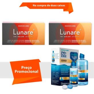 Combo Lunare Tri-Kolor Mensal com Grau com Renu Advanced