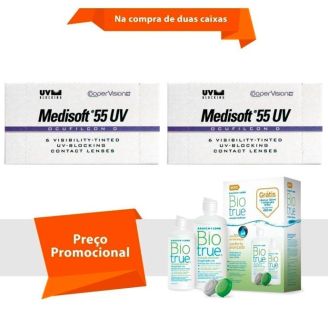 Combo Medisoft 55 Uv com BioTrue