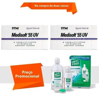Combo Medisoft 55 Uv com Opti Free