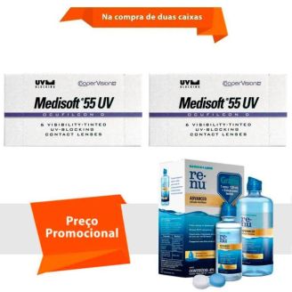 Combo Medisoft 55 Uv com Renu Advanced