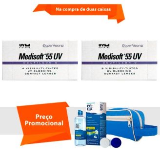 Combo Medisoft 55 Uv com Kit Renu Fresh