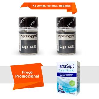 Combo Optogel Op 42 Alto Grau com Ultrasept Sensitive