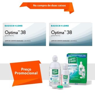 Combo Optima 38 com Opti Free