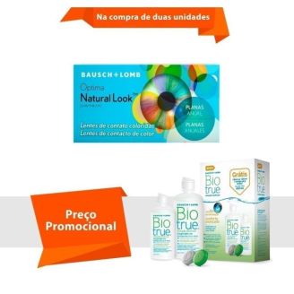 Combo Optima Natural Look Sem Grau com BioTrue